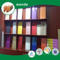 17mm pvc laminated mdf slatwall panel with aluminum insert